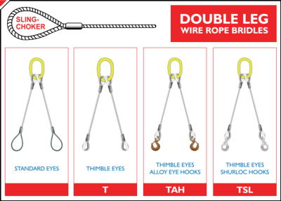 2 Leg Wire Rope Bridles