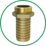 Male Brass Long Shank Coupling