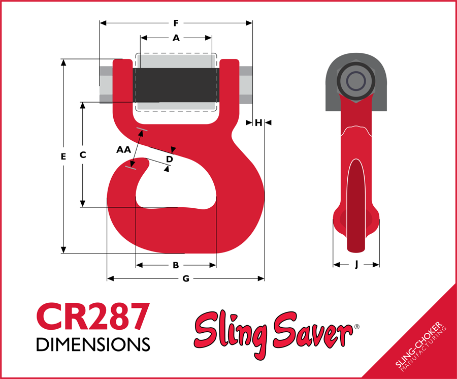 CR287 Dimensions